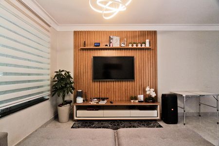 Sala de casa para alugar com 2 quartos, 90m² em Jardim Santo Elias, São Paulo