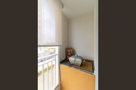 Varanda da Sala de apartamento para alugar com 2 quartos, 56m² em Vila Ema, São Paulo