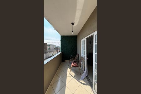 Sala Varanda de casa à venda com 3 quartos, 125m² em Parque Itrapoã, Santo André
