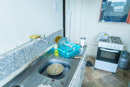 Cozinha de kitnet/studio para alugar com 1 quarto, 30m² em Canaa, Belo Horizonte