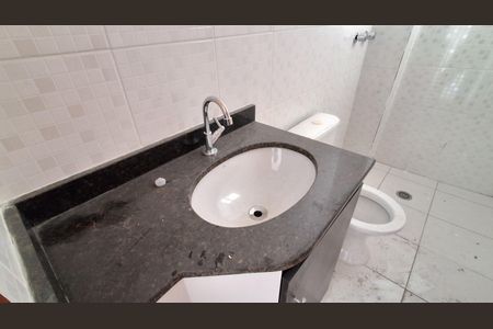 Banheiro Social  de apartamento à venda com 1 quarto, 50m² em Vila Caminho do Mar, São Bernardo do Campo