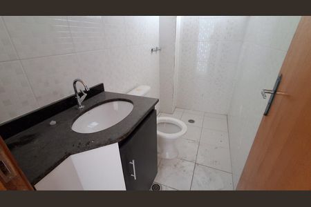 Banheiro Social  de apartamento à venda com 1 quarto, 49m² em Vila Caminho do Mar, São Bernardo do Campo