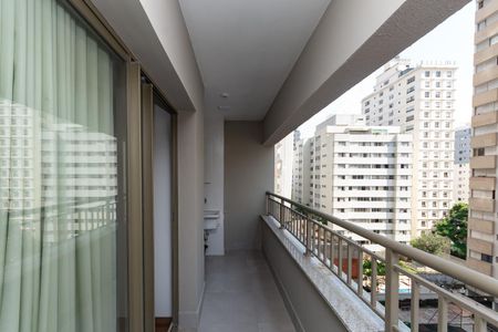 Studio à venda com 43m², 1 quarto e sem vagaVaranda