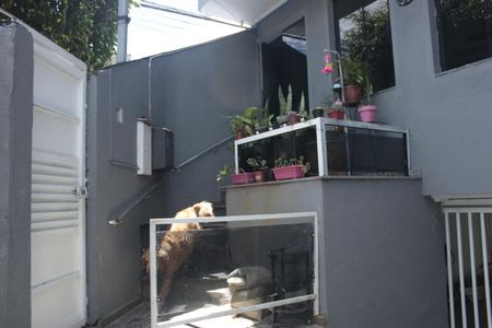 Casa para alugar com 250m², 3 quartos e 8 vagasFachada interna 