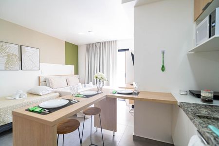 Studio para alugar com 25m², 1 quarto e sem vagaCozinha