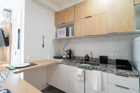 Studio para alugar com 25m², 1 quarto e sem vagaCozinha