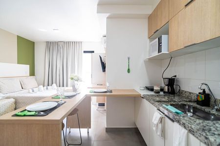 Studio para alugar com 25m², 1 quarto e sem vagaCozinha