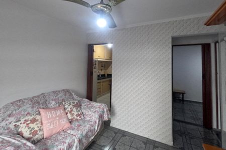 Sala de apartamento para alugar com 2 quartos, 59m² em Aparecida, Santos
