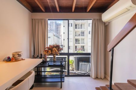 Sala de apartamento à venda com 1 quarto, 50m² em Itaim Bibi, São Paulo