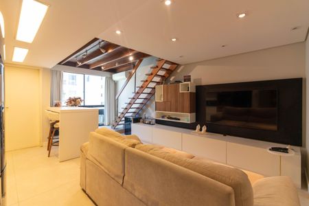 Sala de apartamento à venda com 1 quarto, 50m² em Itaim Bibi, São Paulo