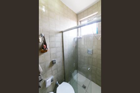 Banheiro da Suíte de apartamento à venda com 1 quarto, 42m² em Funcionários, Belo Horizonte