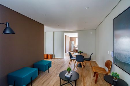 Apartamento para alugar com 28m², 1 quarto e sem vaga Apartamento para alugar com 28m², 1 quarto e sem vagaÁrea comum - Salão de festas