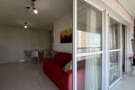 Varanda da Sala de apartamento para alugar com 3 quartos, 96m² em Encruzilhada, Santos