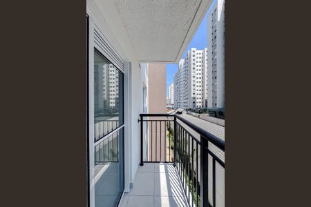 Varanda da Sala de apartamento para alugar com 1 quarto, 27m² em Brás, São Paulo