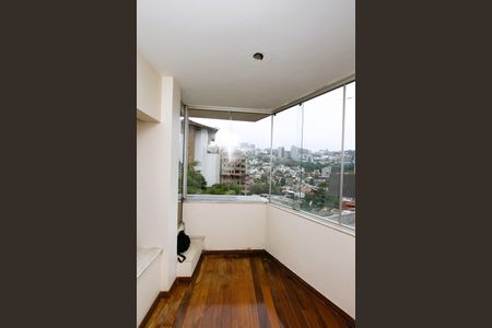 Varanda da Sala de apartamento à venda com 4 quartos, 288m² em Santa Lúcia, Belo Horizonte