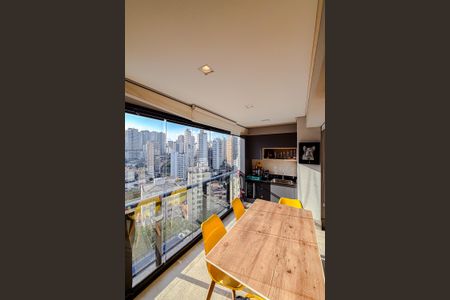 Studio à venda com 38m², 1 quarto e 1 vagaVaranda