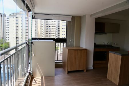 Sala de apartamento para alugar com 2 quartos, 52m² em Cidade Monções, São Paulo