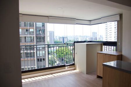 Sala de apartamento para alugar com 2 quartos, 52m² em Cidade Monções, São Paulo