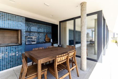 Apartamento à venda com 29m², 1 quarto e 2 vagasChurrasqueira