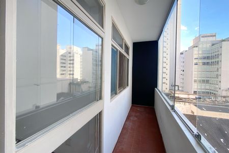 Varanda da Sala de apartamento à venda com 3 quartos, 100m² em Centro, Belo Horizonte