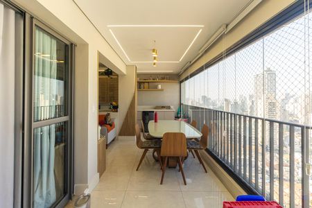 Varanda da Sala de apartamento à venda com 4 quartos, 105m² em Tatuapé, São Paulo