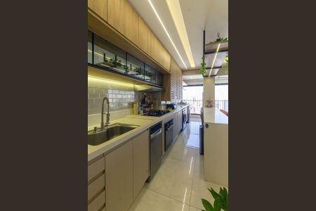 Apartamento à venda com 105m², 4 quartos e 2 vagasCozinha e Área de Serviço