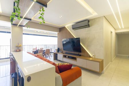 Sala de apartamento à venda com 4 quartos, 105m² em Tatuapé, São Paulo