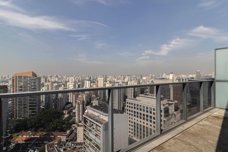 Apartamento à venda com 60m², 1 quarto e 1 vagaVaranda do piso superior