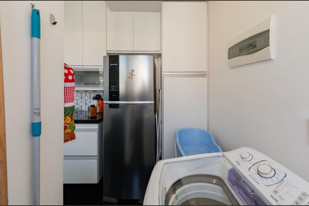 Área de serviço de apartamento à venda com 2 quartos, 57m² em Grajaú, Belo Horizonte