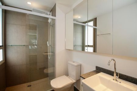 Studio à venda com 28m², 1 quarto e sem vaga Studio à venda com 28m², 1 quarto e sem vagaBanheiro