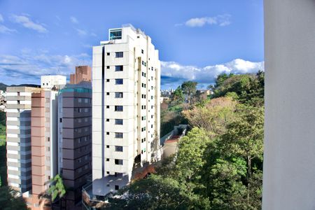 Sala - Janela Vista de apartamento à venda com 3 quartos, 98m² em Luxemburgo, Belo Horizonte