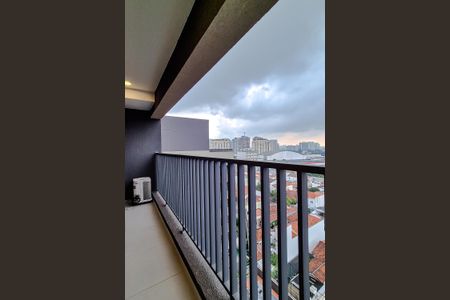 Varanda da Sala de apartamento para alugar com 1 quarto, 34m² em Pompeia, São Paulo
