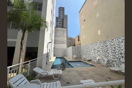 Studio para alugar com 26m², 1 quarto e sem vagaPiscina