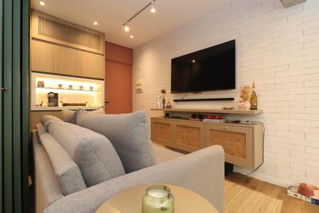 Sala de apartamento para alugar com 1 quarto, 63m² em Pinheiros, São Paulo