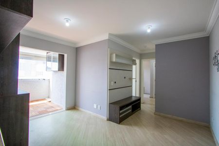 Sala de apartamento à venda com 2 quartos, 60m² em Vila Valparaíso, Santo André