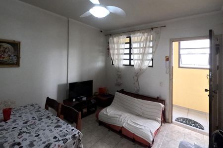 Sala de apartamento para alugar com 1 quarto, 40m² em Gonzaga, Santos
