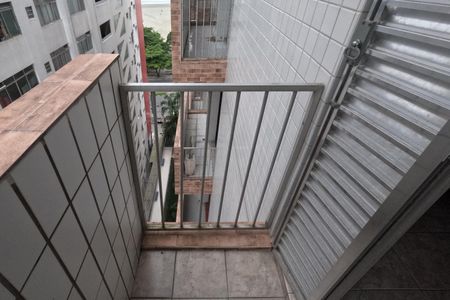 Varanda do Quarto 1 de apartamento para alugar com 1 quarto, 40m² em Gonzaga, Santos