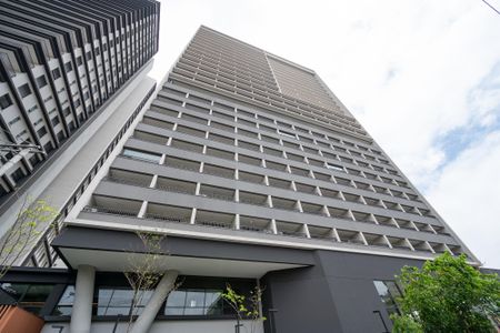 Studio para alugar com 27m², 1 quarto e sem vaga Studio para alugar com 27m², 1 quarto e sem vagaFachada