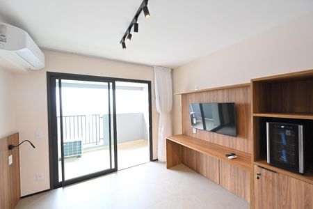 Sala/quarto de kitnet/studio para alugar com 1 quarto, 27m² em Vila Clementino, São Paulo