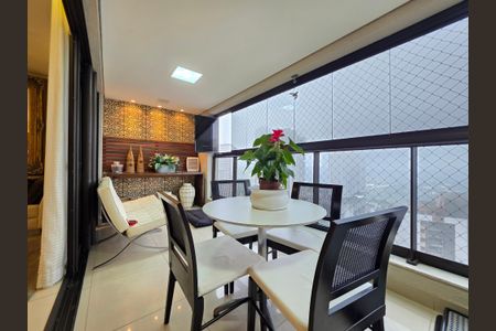 Varanda  de apartamento à venda com 4 quartos, 167m² em Vila da Serra, Nova Lima