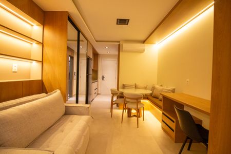 Studio para alugar com 31m², 1 quarto e 1 vaga Studio para alugar com 31m², 1 quarto e 1 vagaSala