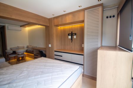 Studio para alugar com 31m², 1 quarto e 1 vaga Studio para alugar com 31m², 1 quarto e 1 vagaQuarto