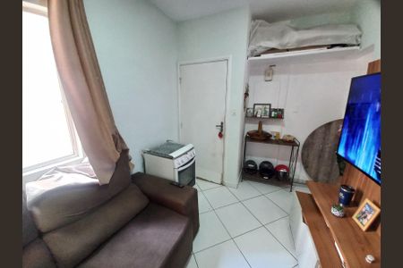 Sala de apartamento para alugar com 1 quarto, 45m² em José Menino, Santos