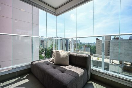 Apartamento à venda com 47m², 1 quarto e 1 vagaVaranda