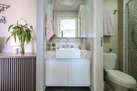 Apartamento à venda com 47m², 1 quarto e 1 vagaBanheiro