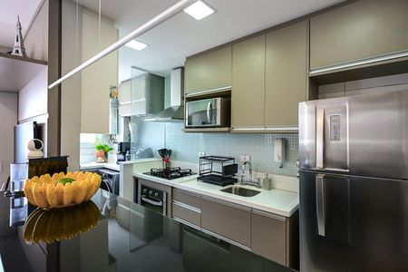 Apartamento à venda com 47m², 1 quarto e 1 vagaCozinha