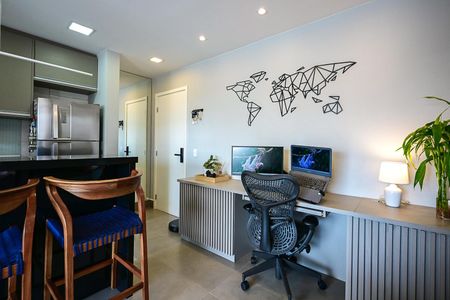 Apartamento à venda com 47m², 1 quarto e 1 vagaEscritório