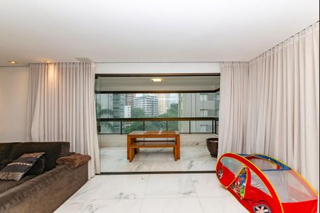 Varanda da Sala de apartamento à venda com 4 quartos, 200m² em Sion, Belo Horizonte