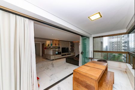 Varanda da Sala de apartamento à venda com 4 quartos, 200m² em Sion, Belo Horizonte
