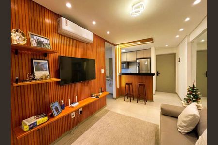 Sala de apartamento para alugar com 1 quarto, 43m² em Piatã, Salvador